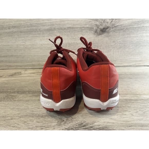 Nike Alpha Huarache 4 Keystone Red Baseball Cleats SIze 5.5Y DJ6525-616 - Picture 4 of 8